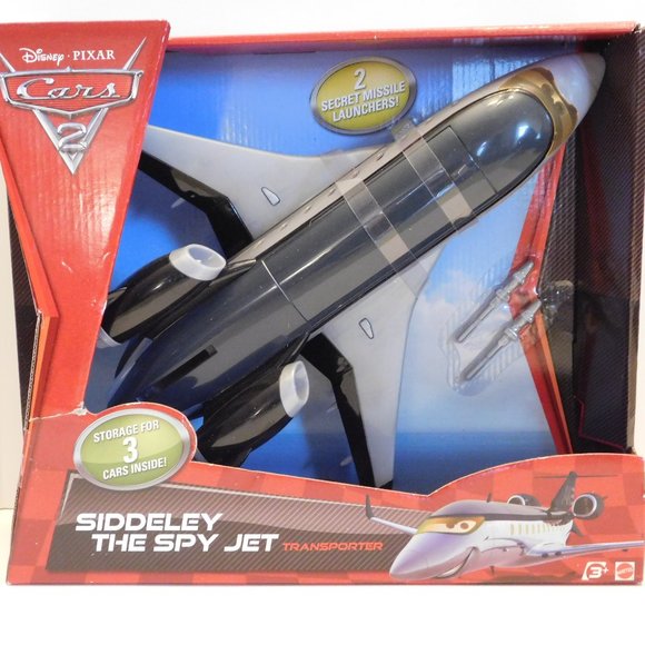 Disney Cars 2 Siddeley The Spy Jet - Picture 1 of 6